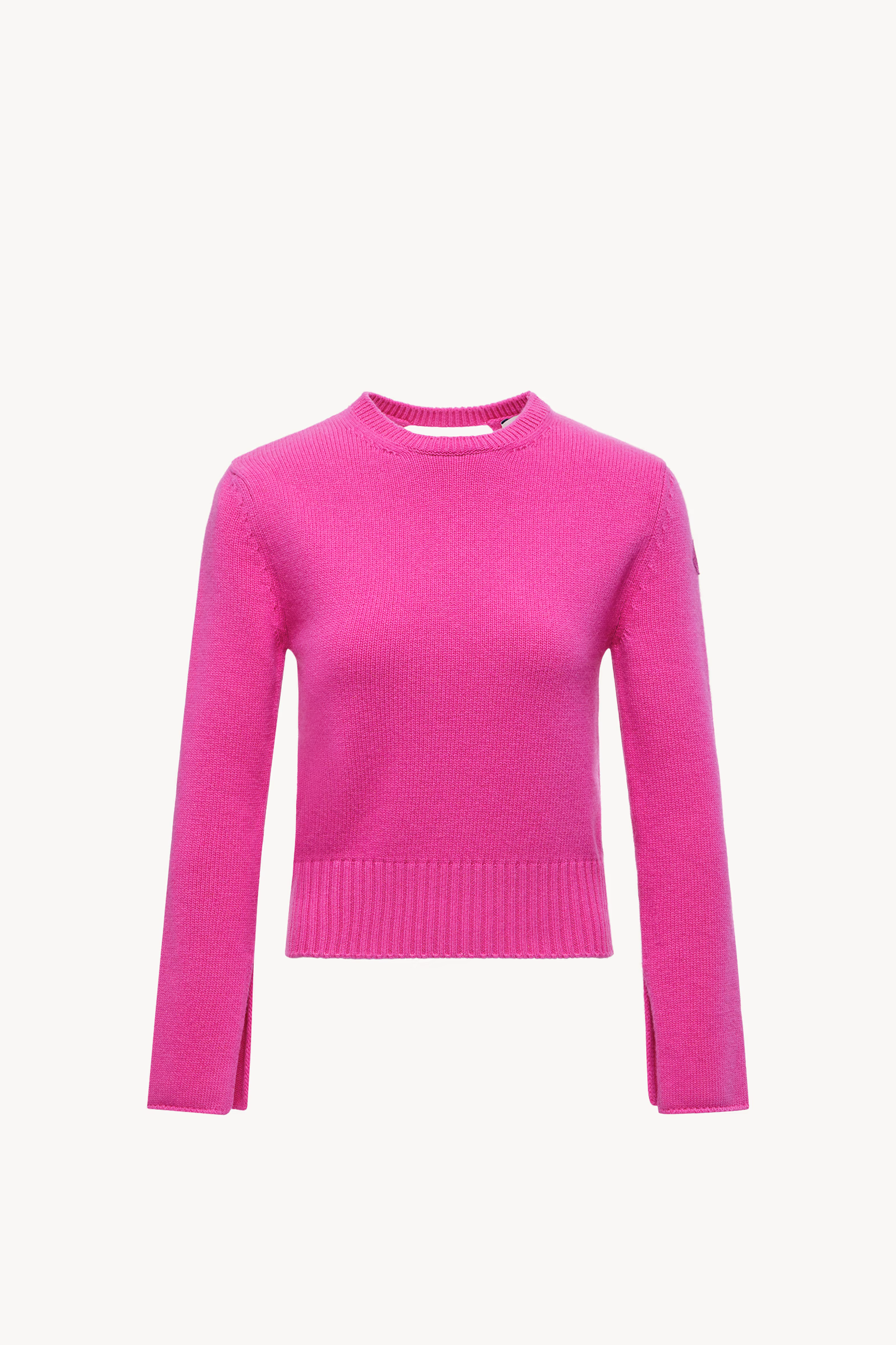 Wool & Cashmere Sweater Women Pink Moncler 2